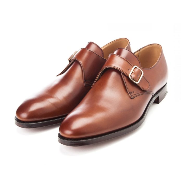Italian best single monk strap shoes